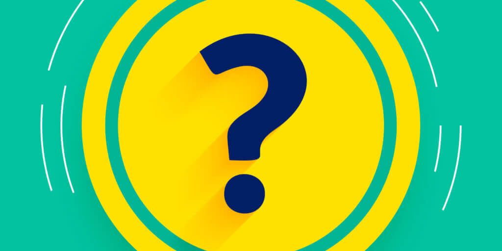 question mark faq sign background for problem solution vector
