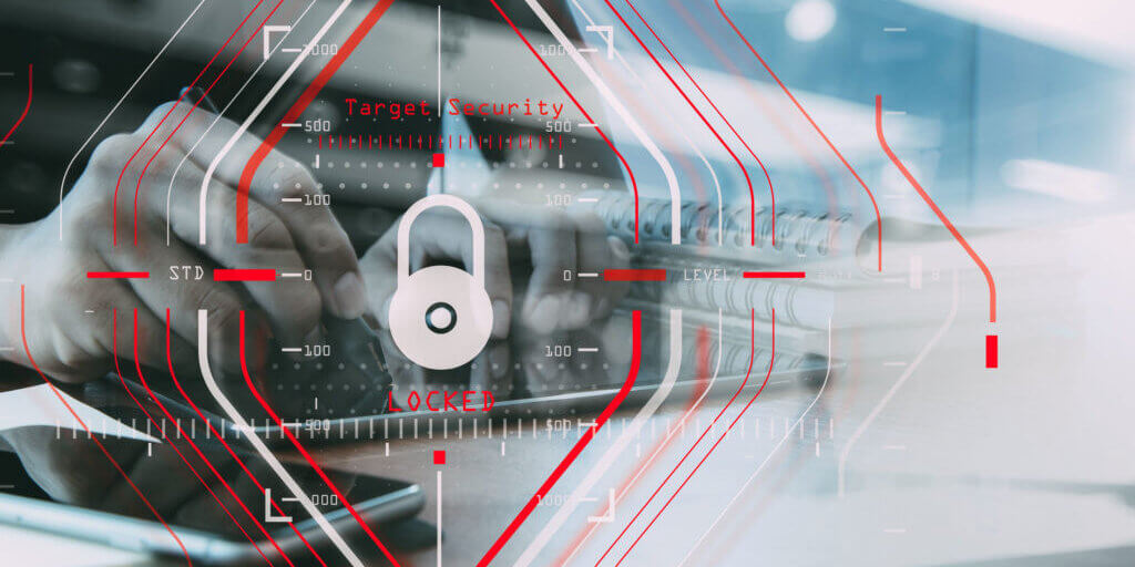 96209361 - general data protection regulation (gdpr) and security concept.computer halogram target protection locked with success on smart phone with all network working and technology.